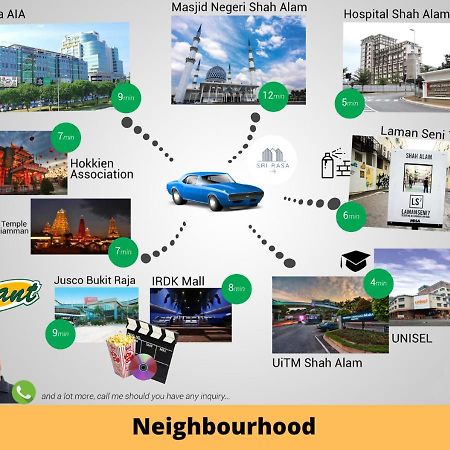 Sinar Rasa Homestay At I-Soho, I-City Shah Alam Ngoại thất bức ảnh Neighbourhood
