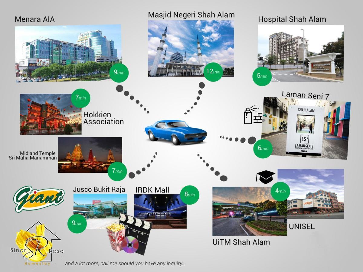 Sinar Rasa Homestay At I-Soho, I-City Shah Alam Ngoại thất bức ảnh Shah Alam City Map